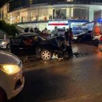 بالفيديو- حادث مروّع في المنصورية.. سيارة تصطدم بمركبات!