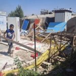 تفكيك مخيّم غير قانوني للنازحين