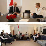 الحجار طالب مستشارة الرئيس الفرنسي بدعم الجيش والضغط على إسرائيل