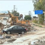قنبلة صوتية على أطراف الخيام