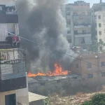 بالفيديو – حريق عند مدخل جبل البداوي- وادي النحلة