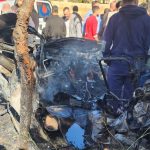 بالفيديو- استهداف سيارة في بنت جبيل نتج عنها حالة وفاة