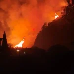 بالصور- حريق ضخم يلتهم احراج بطرماز