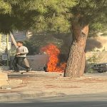 إستهداف سيارة بصاروخين في بنت جبيل