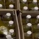 بالفيديو- ضبط زيت زيتون مهرّب