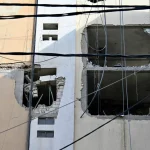 بالصور- آثار الغارة على الضاحية