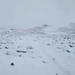 الثلوج تغطي أعالي جبل عكار