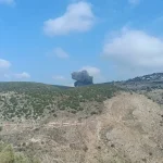 عاجل- بالفيديو- الغارات التي استهدفت اطراف بلدتي جباع-بصليا