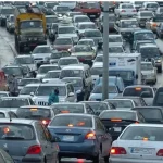 زحمة سير خانقة على مداخل العاصمة