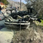 بالصورة- شهداء في السيارة المُستهدفة على طريق القنيطرة –  قضاء صيدا