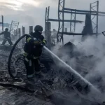 قبيل زيارة زيلينسكي لأميركا.. هجوم روسي واسع النطاق على كييف