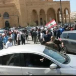 بالفيديو- إعتصامٌ للسائقين العموميين في وسط بيروت