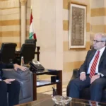 لودريان يتلقي سلام وبرّي