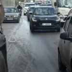 بالصّورة: يطلب من السائقين توخي الحذر وتخفيف السرعة محلة الصياد صعوداً