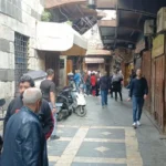 بعد انهيار المبنى… إحتجاجات وإقفال سوق الصاغة