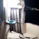 بالفيديو- انهيار اجزاء من منزل في تجمع جل البحر جنوبًا