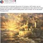 بصورة مثيرة للجدل.. ترامب يرسل سفينة مستشفى إلى غرينلاند