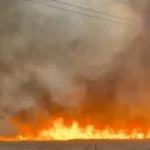 بالفيديو- النيران تلتهم قصر باور في السعوديّة