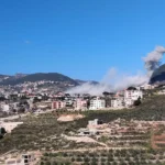 بالصورة:  الغارة التي استهدفت عربصاليم