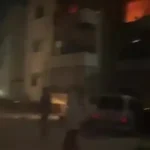 فيديو لاستهداف شقة في مشروع ضاهر في السعديات