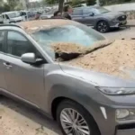 بالفيديو- اثار الدمـار جراء صـاروخ ايـراني في تل ابيب