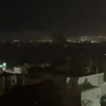 بالفيديو- الغارة استهدفت الحدث حي الجاموس