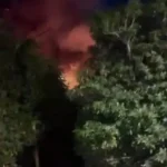 بالفيديو: نهاريا بعد سقوط صواريخ من حزب الله