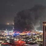 بالصورة- دوي انفجارات ضخمة تهز دبي