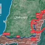 بالصورة- إعلام إسرائيلي ينشر صورة للقرى التي سيطر عليها في جنوب لبنان