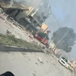 بالصورة – غارات اسرائيلية على اوتوستراد دير الزهراني النبطية