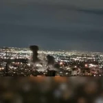 بالصورة- غارات تستهدف شرق طهران