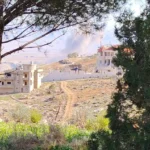 بالصورة: غارة إسرائيلية تستهدف الهرمل