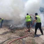 بالصورة: إصابات جراء الإستهداف الإسرائيلي على مركز الدفاع المدني التابع لكشافة الرسالة في صريفا