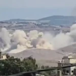 بالفيديو: تفجيران إسرائيليان في بلدة ميس الجبل